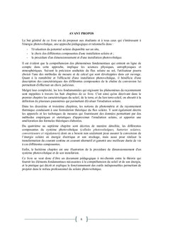 Solaire photovoltaïque et applications