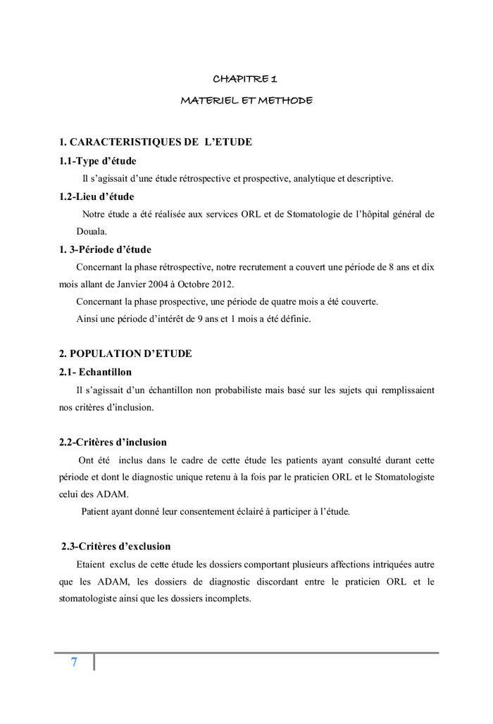 Algies et Dysfonctionnements de l'Appareil Manducateur