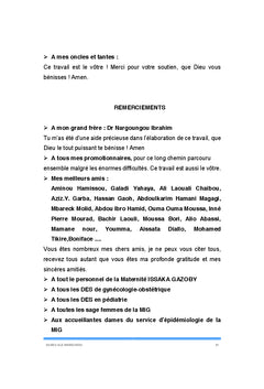 Prise en charge de l'asphyxie du perpartum A la MIG