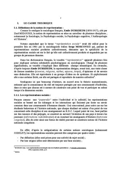 Representations sociales et enseignement de l'histoire nationale (RDC)