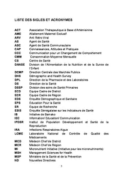 Prise en charge de la diarrhee de l'enfant par l'association SRO/Zinc
