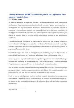 Les enjeux de l'Assistance technique française