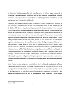 Les enjeux de l'Assistance technique française
