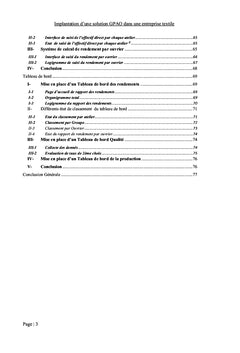 Implantation d'une solution GPAO