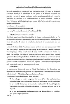 Implantation d'une solution GPAO