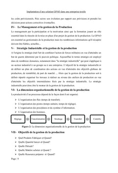 Implantation d'une solution GPAO