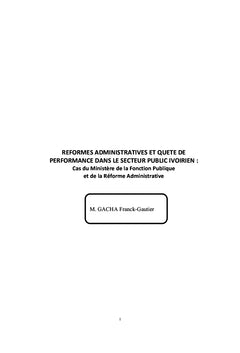 Contraintes organisationnelles et resilience chez le fonctionnaire