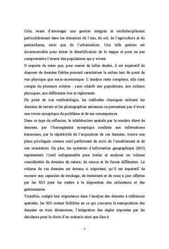 SIG et télédétection pour l'étude de l'ensablement dans une zone aride