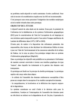 SIG et télédétection pour l'étude de l'ensablement dans une zone aride