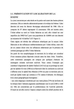SIG et télédétection pour l'étude de l'ensablement dans une zone aride