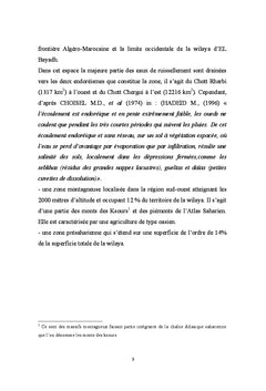 SIG et télédétection pour l'étude de l'ensablement dans une zone aride