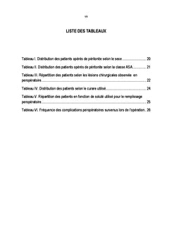 Anesthesie pour peritonite aiguë generalisee