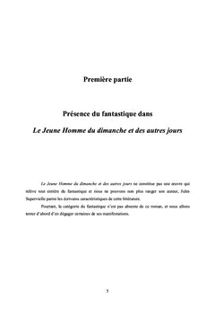 Poetique du fantastique chez Jules Supervielle