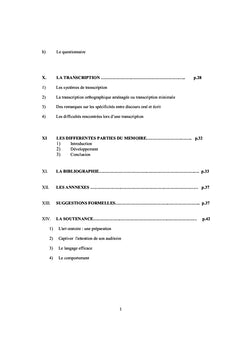 Introduction a la redaction des memoires et a la soutenance