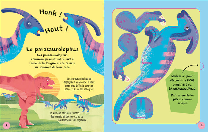 Je construis mes dinosaures en 3D