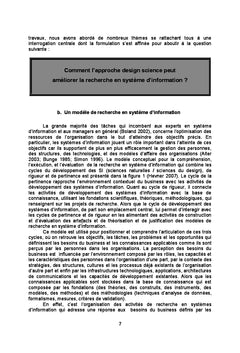 L'approche du design science au service de la Recherche en SI