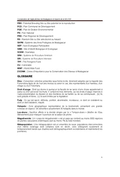 Conservation de l'aigle pecheur de Madagascar et impacts de la Gelose