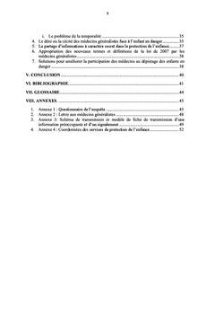 Connaissances des medecins generalistes liberaux de la loi de protection de l'enfance du 5 mars 2007