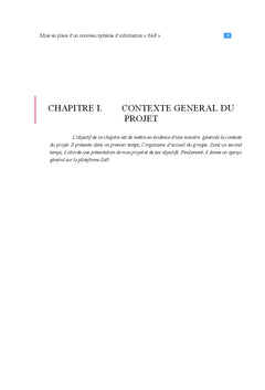 Mise en place d'un système d'information SAP
