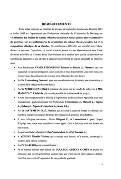 Elevage et Alimentation du cobaye