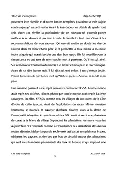 Une vie d'exception