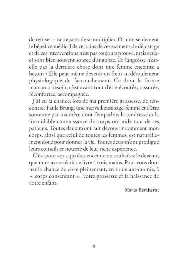 A corps consentant - Bien vivre sa grossesse et son accouchement