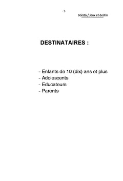 Jeux et destin I