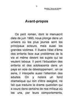 Jeux et destin I