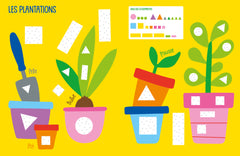 Cahier de gommettes - Mon joli jardin