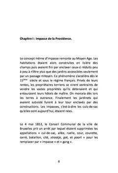 Les impasses de la Providence