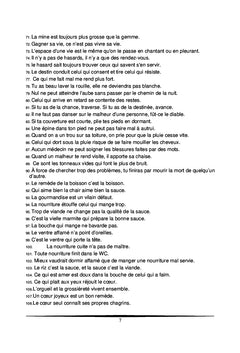 Les Proverbes