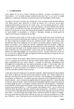 Le divin dilemme de soeur Sophie