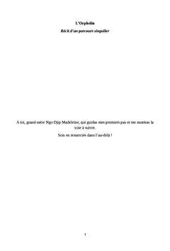 L'orphelin