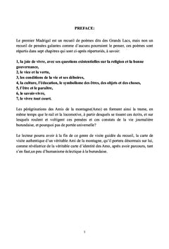 Madrigal des Grands Lacs