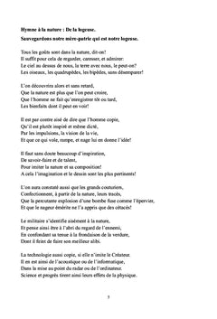 Madrigal des Grands Lacs