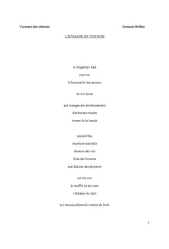 Vacarme des silences poesies