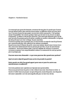 Bien et Mal dans la parole