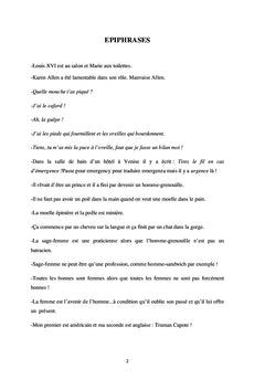 Pensées, poésies et parodies