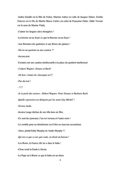 Pensées, poésies et parodies