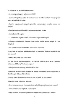 Pensées, poésies et parodies
