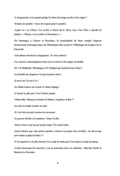 Pensées, poésies et parodies
