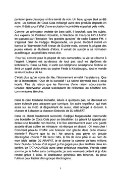 Kokoundo ou l'hécatombe de la déperdition sociale