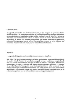 La cyber-guerre de Tallinn