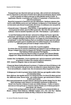 Aventure de Pati Sankana