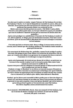 Aventure de Pati Sankana