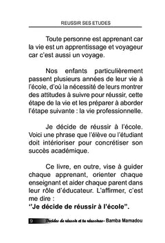 Reussir ses etudes