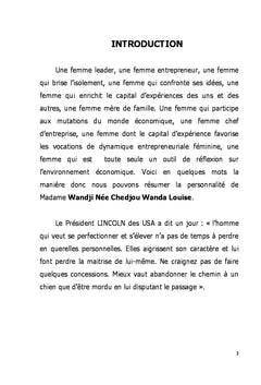 Une dynamique entrepreunariale feminine