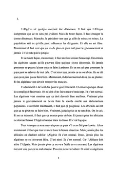 Le president integre