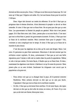 Le president integre