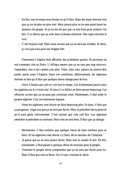 Le president integre